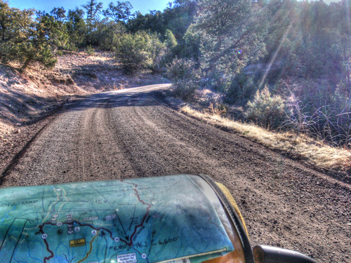 We were riding parallel to the Continental Divide.